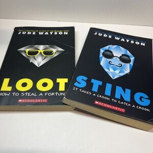 Lot of (2) Books︱Loot︱Sting︱Jude Watson
